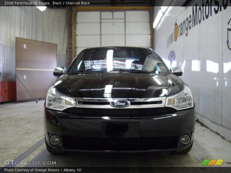 Black / Charcoal Black 2008 Ford Focus SE Coupe