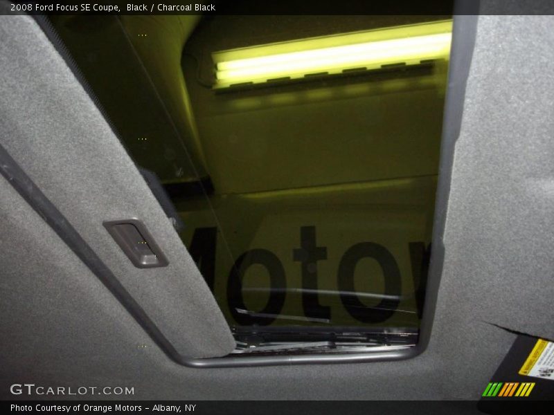 Black / Charcoal Black 2008 Ford Focus SE Coupe