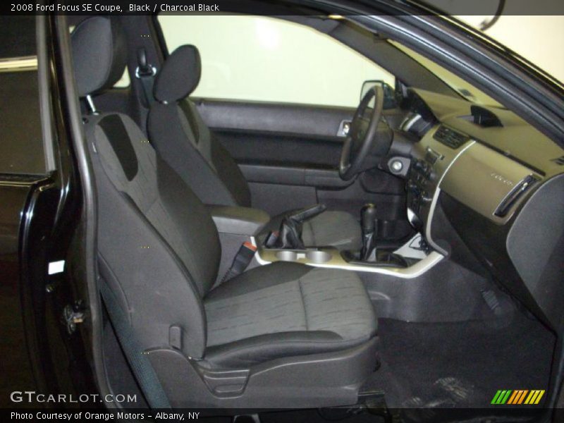 Black / Charcoal Black 2008 Ford Focus SE Coupe