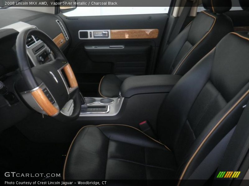 Vapor Silver Metallic / Charcoal Black 2008 Lincoln MKX AWD