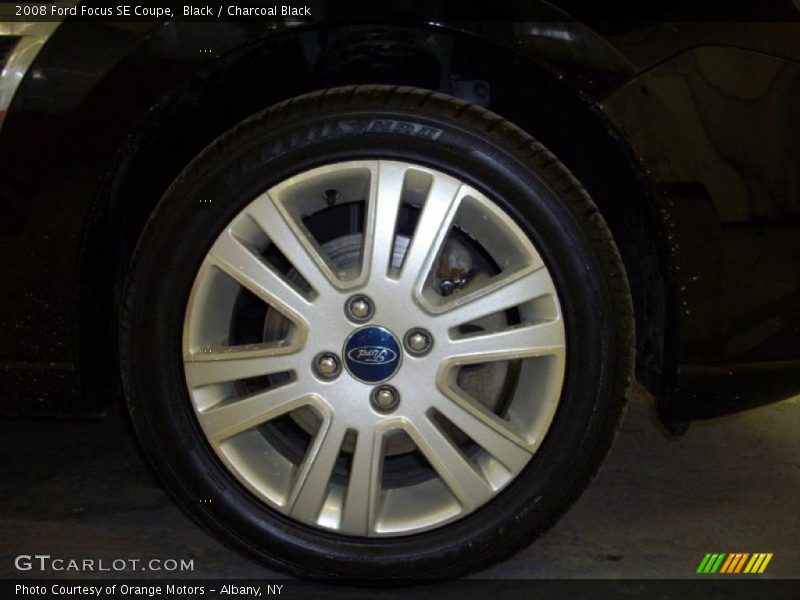 Black / Charcoal Black 2008 Ford Focus SE Coupe