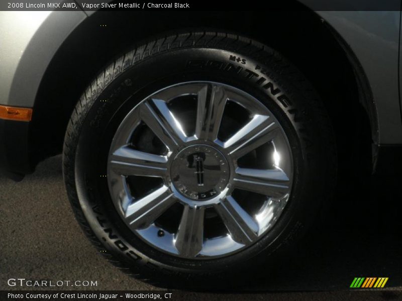 Vapor Silver Metallic / Charcoal Black 2008 Lincoln MKX AWD