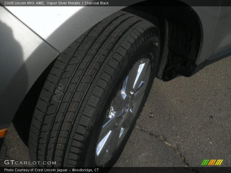 Vapor Silver Metallic / Charcoal Black 2008 Lincoln MKX AWD