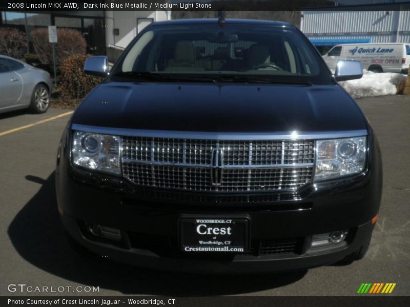 Dark Ink Blue Metallic / Medium Light Stone 2008 Lincoln MKX AWD