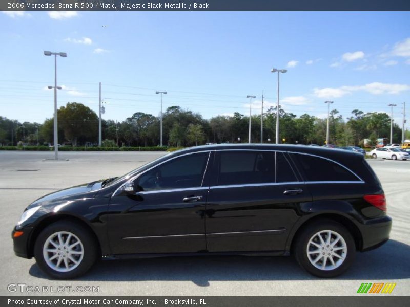 Majestic Black Metallic / Black 2006 Mercedes-Benz R 500 4Matic