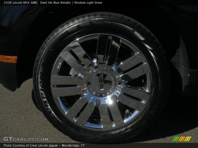 Dark Ink Blue Metallic / Medium Light Stone 2008 Lincoln MKX AWD