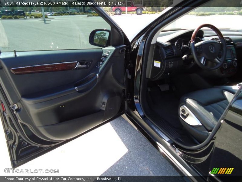 Majestic Black Metallic / Black 2006 Mercedes-Benz R 500 4Matic