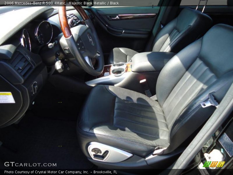 Majestic Black Metallic / Black 2006 Mercedes-Benz R 500 4Matic