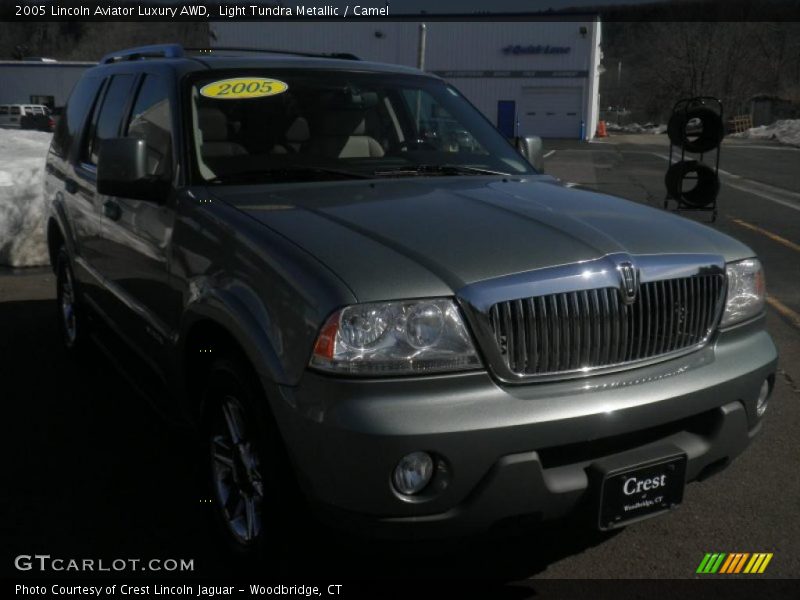 Light Tundra Metallic / Camel 2005 Lincoln Aviator Luxury AWD
