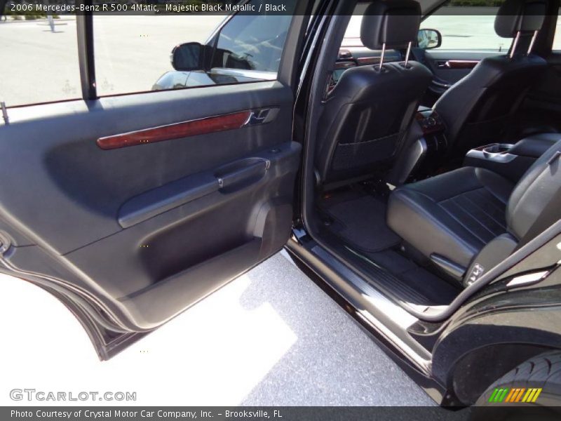 Majestic Black Metallic / Black 2006 Mercedes-Benz R 500 4Matic
