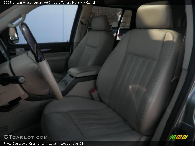 Light Tundra Metallic / Camel 2005 Lincoln Aviator Luxury AWD