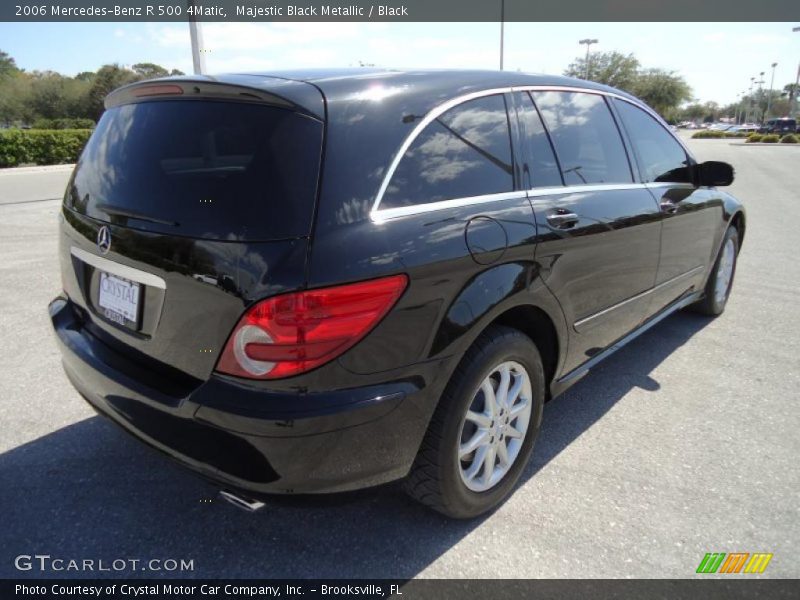 Majestic Black Metallic / Black 2006 Mercedes-Benz R 500 4Matic
