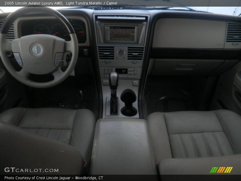 Light Tundra Metallic / Camel 2005 Lincoln Aviator Luxury AWD
