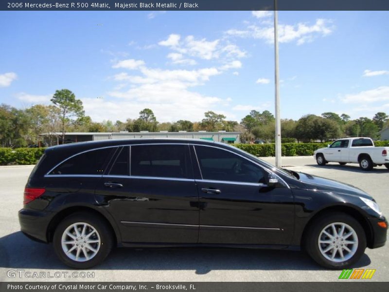 Majestic Black Metallic / Black 2006 Mercedes-Benz R 500 4Matic