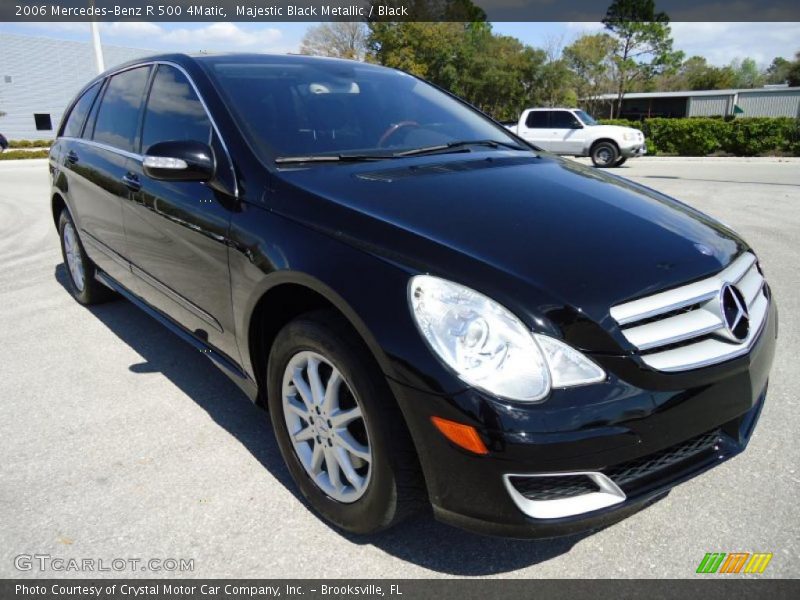 Majestic Black Metallic / Black 2006 Mercedes-Benz R 500 4Matic