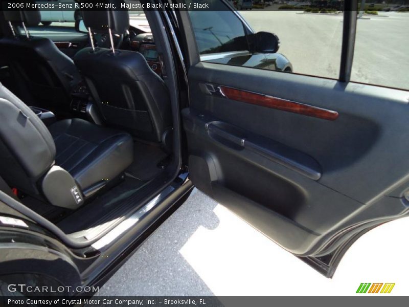 Majestic Black Metallic / Black 2006 Mercedes-Benz R 500 4Matic