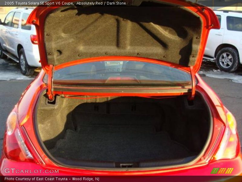 Absolutely Red / Dark Stone 2005 Toyota Solara SE Sport V6 Coupe