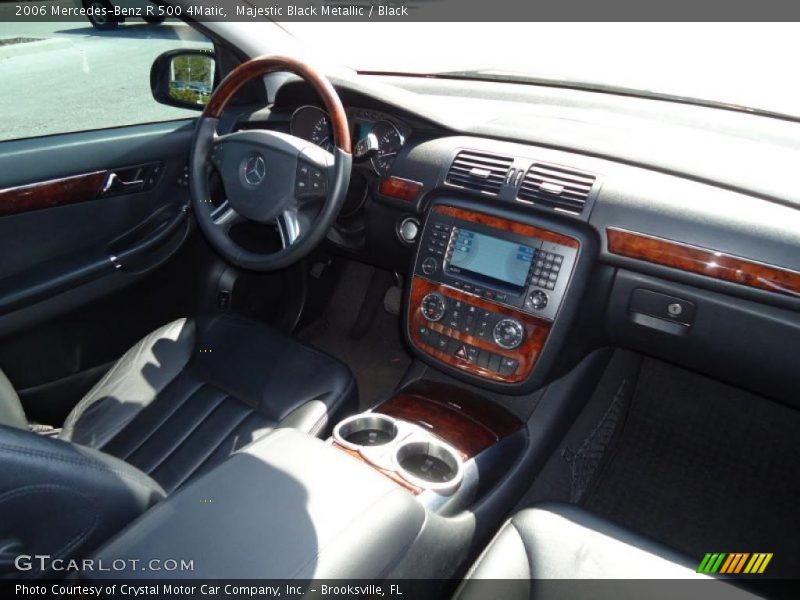 Majestic Black Metallic / Black 2006 Mercedes-Benz R 500 4Matic