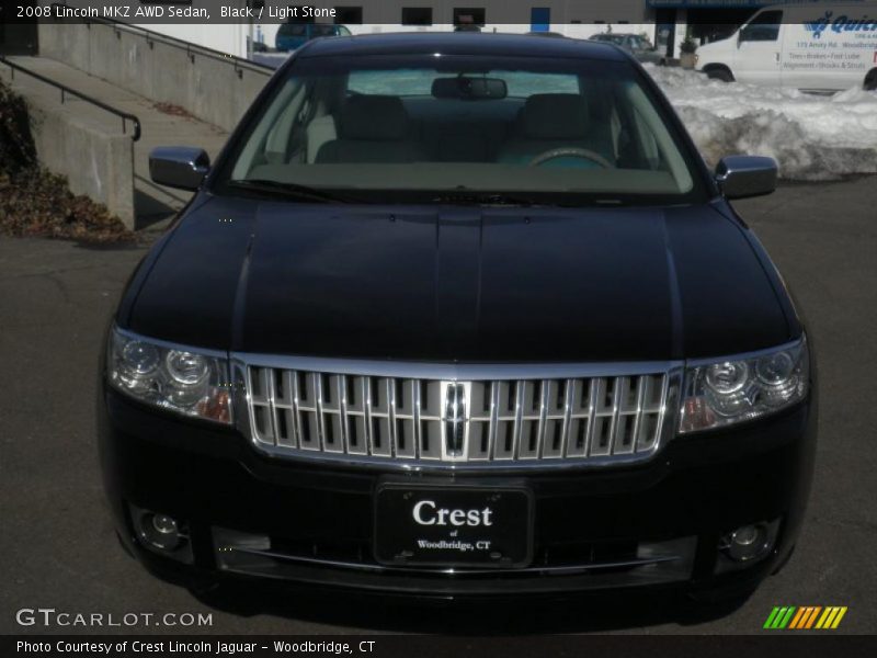 Black / Light Stone 2008 Lincoln MKZ AWD Sedan