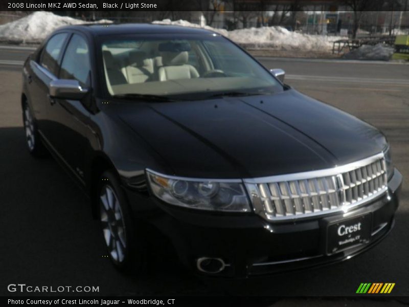 Black / Light Stone 2008 Lincoln MKZ AWD Sedan