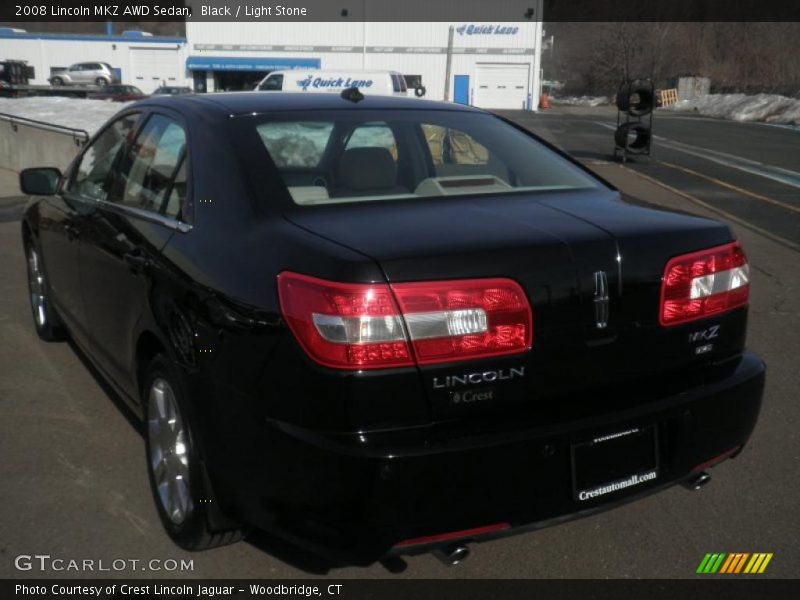 Black / Light Stone 2008 Lincoln MKZ AWD Sedan