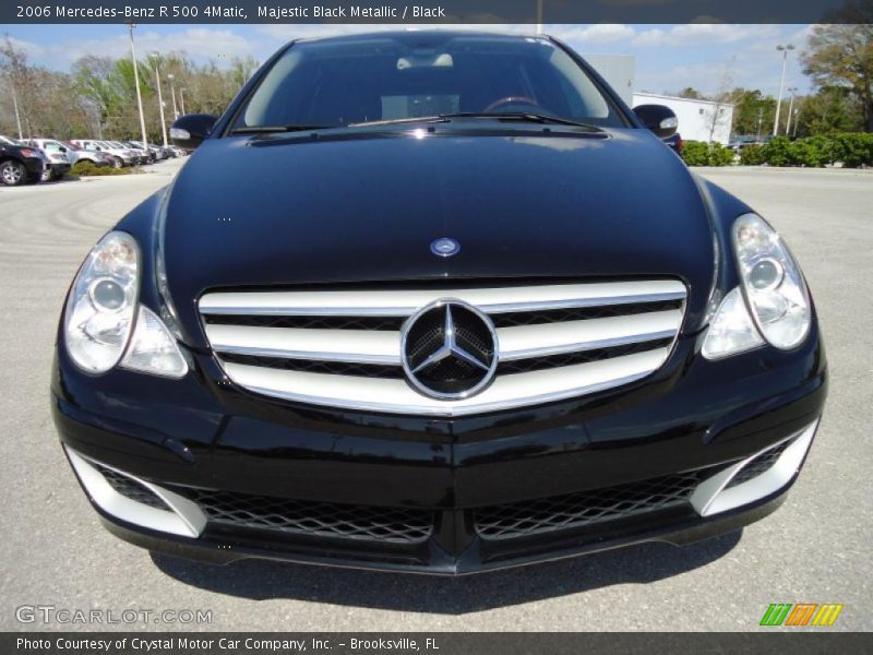 Majestic Black Metallic / Black 2006 Mercedes-Benz R 500 4Matic