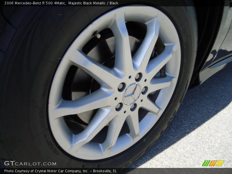 Majestic Black Metallic / Black 2006 Mercedes-Benz R 500 4Matic