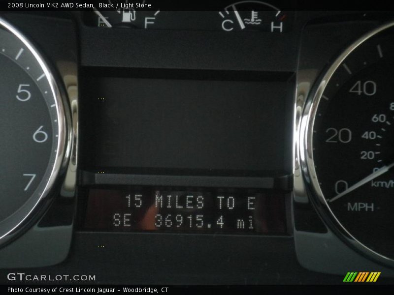 Black / Light Stone 2008 Lincoln MKZ AWD Sedan