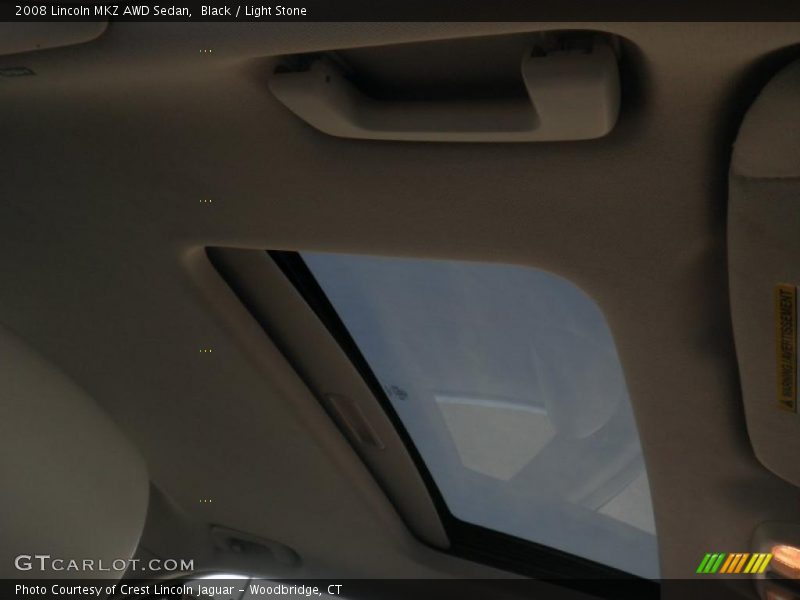 Black / Light Stone 2008 Lincoln MKZ AWD Sedan