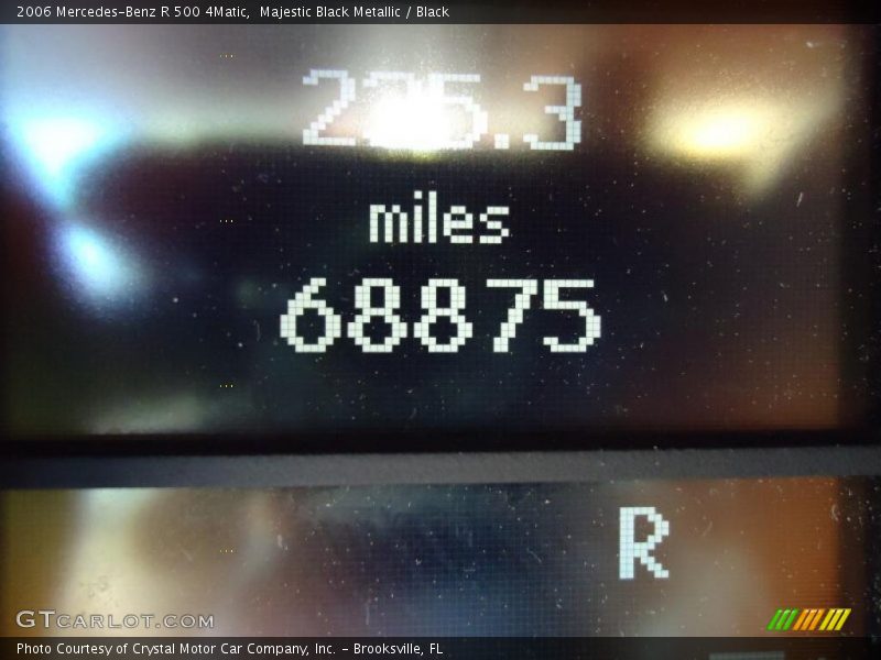 Majestic Black Metallic / Black 2006 Mercedes-Benz R 500 4Matic