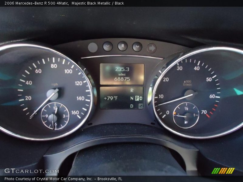 Majestic Black Metallic / Black 2006 Mercedes-Benz R 500 4Matic
