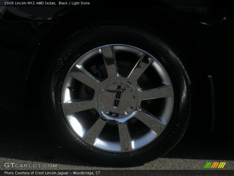 Black / Light Stone 2008 Lincoln MKZ AWD Sedan