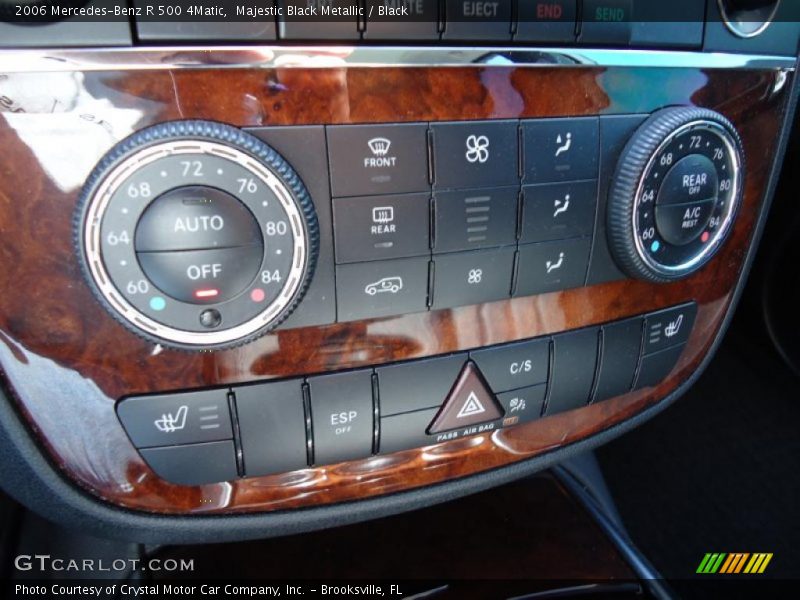Majestic Black Metallic / Black 2006 Mercedes-Benz R 500 4Matic