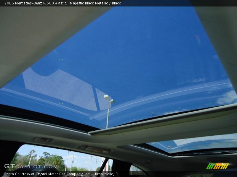 Majestic Black Metallic / Black 2006 Mercedes-Benz R 500 4Matic