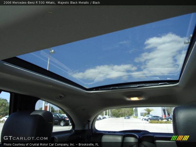 Majestic Black Metallic / Black 2006 Mercedes-Benz R 500 4Matic