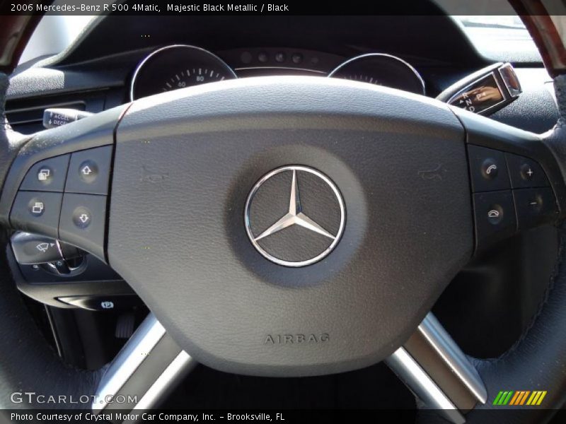 Majestic Black Metallic / Black 2006 Mercedes-Benz R 500 4Matic