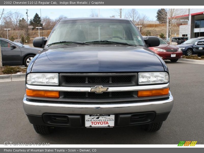 Indigo Blue Metallic / Graphite 2002 Chevrolet S10 LS Regular Cab