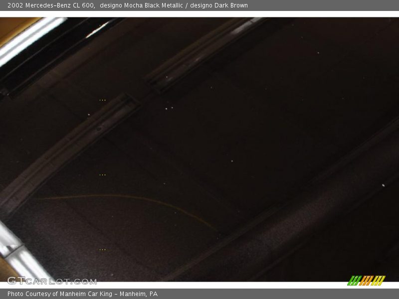 designo Mocha Black Metallic / designo Dark Brown 2002 Mercedes-Benz CL 600