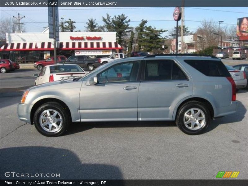 Sunset Blue / Light Gray/Ebony 2008 Cadillac SRX 4 V6 AWD