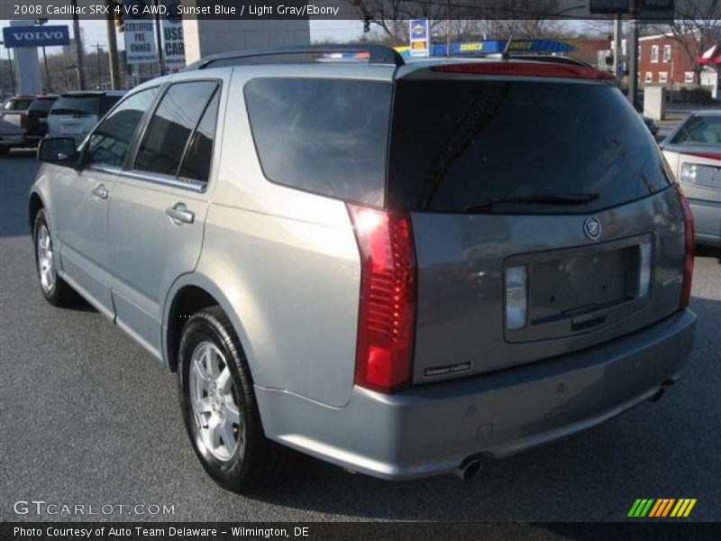 Sunset Blue / Light Gray/Ebony 2008 Cadillac SRX 4 V6 AWD