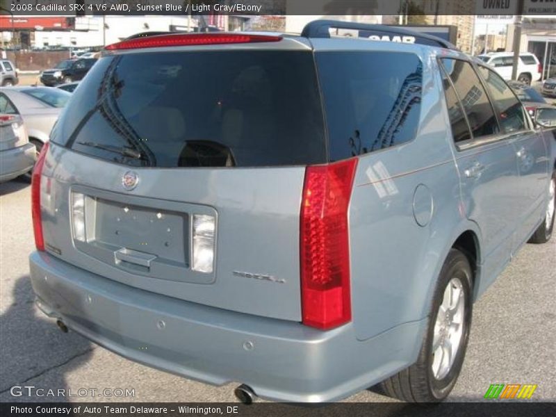 Sunset Blue / Light Gray/Ebony 2008 Cadillac SRX 4 V6 AWD