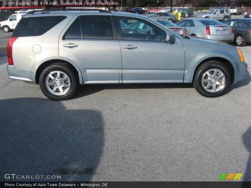 Sunset Blue / Light Gray/Ebony 2008 Cadillac SRX 4 V6 AWD