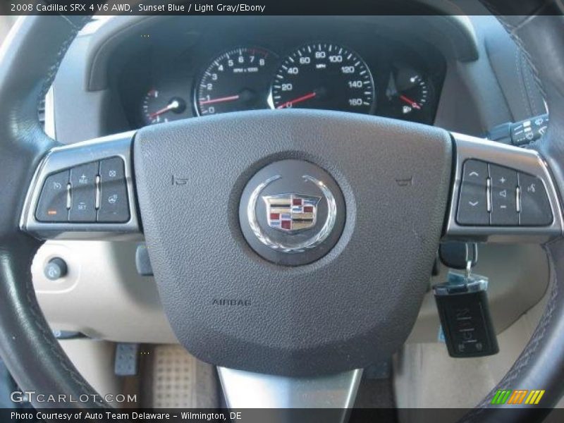 Sunset Blue / Light Gray/Ebony 2008 Cadillac SRX 4 V6 AWD