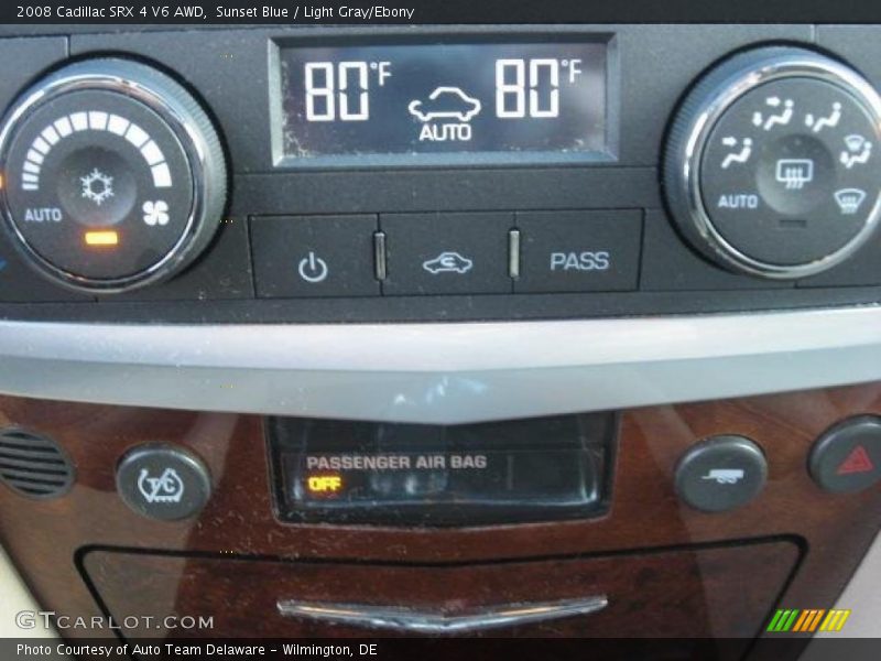 Sunset Blue / Light Gray/Ebony 2008 Cadillac SRX 4 V6 AWD