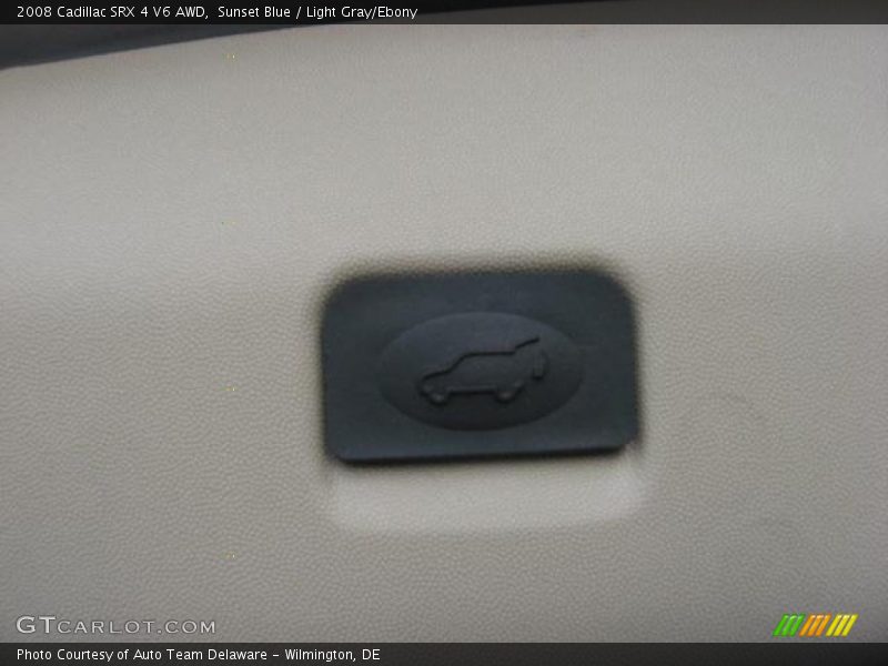 Sunset Blue / Light Gray/Ebony 2008 Cadillac SRX 4 V6 AWD