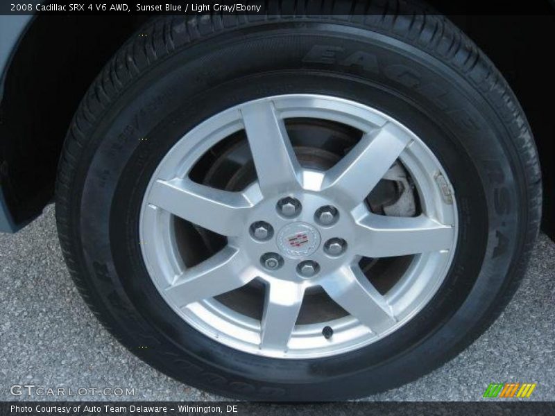 Sunset Blue / Light Gray/Ebony 2008 Cadillac SRX 4 V6 AWD