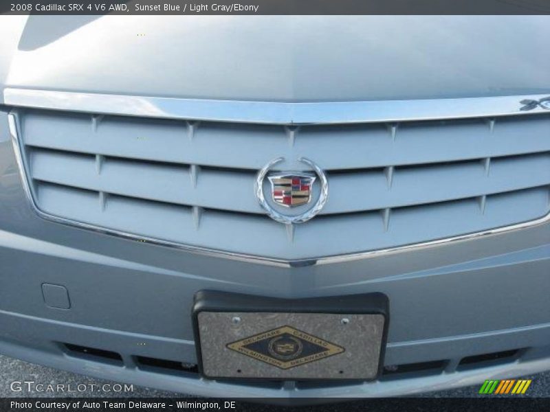 Sunset Blue / Light Gray/Ebony 2008 Cadillac SRX 4 V6 AWD