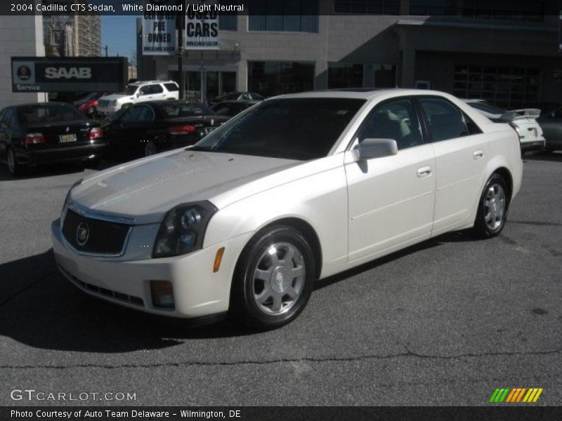 White Diamond / Light Neutral 2004 Cadillac CTS Sedan