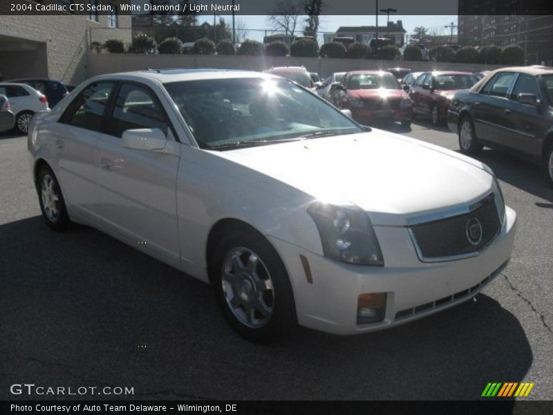 White Diamond / Light Neutral 2004 Cadillac CTS Sedan