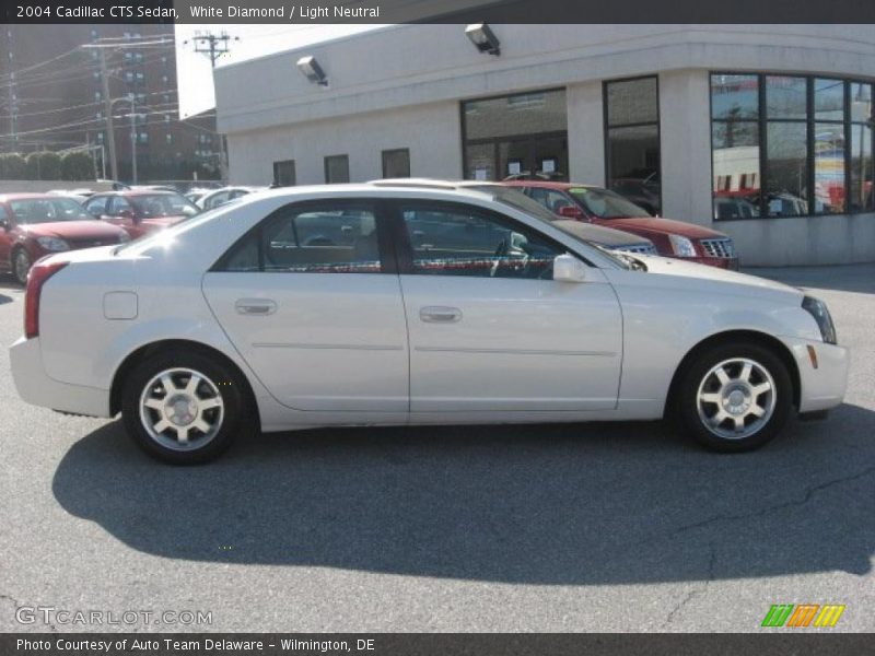 White Diamond / Light Neutral 2004 Cadillac CTS Sedan